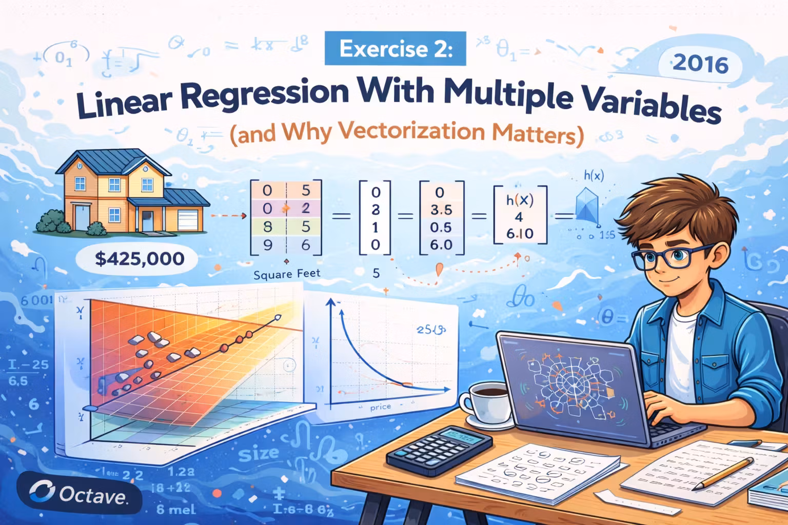 Linear Regression With Multiple Variables (and Why Vectorization Matters)