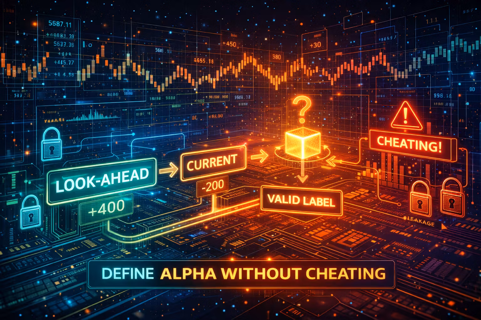 Defining Alpha Without Cheating - Look-Ahead Labels and Leakage Traps