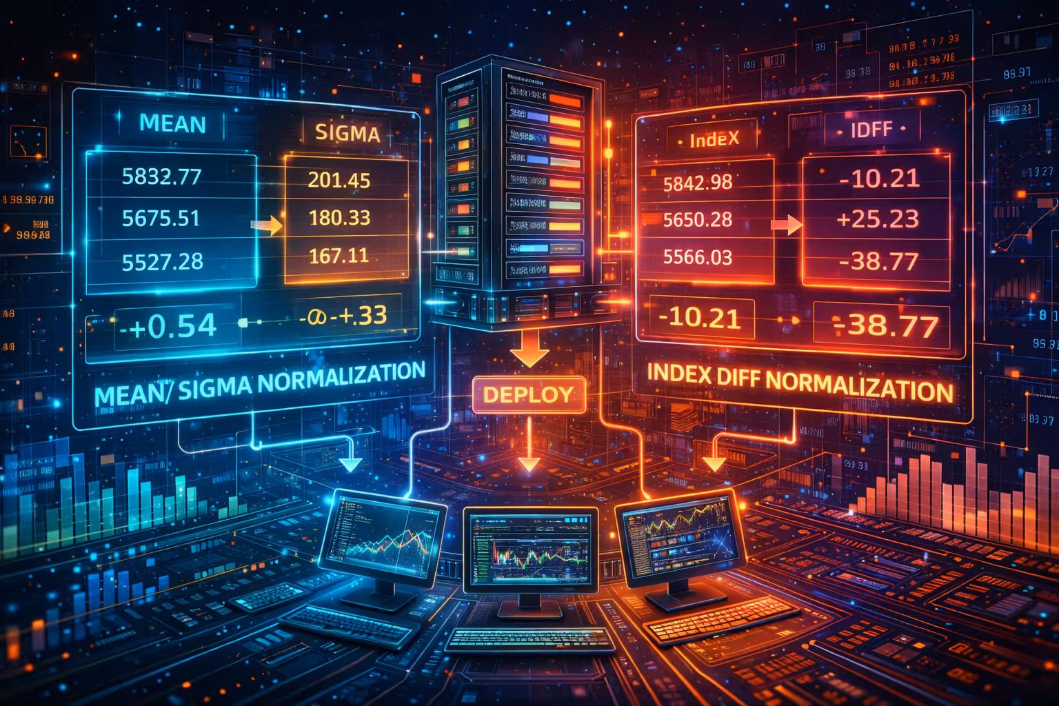 Normalization Is a Deployment Problem - Mean/Sigma and Index Diff