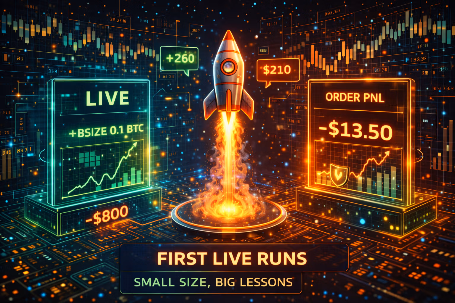 First Live Runs - Small Size, Big Lessons