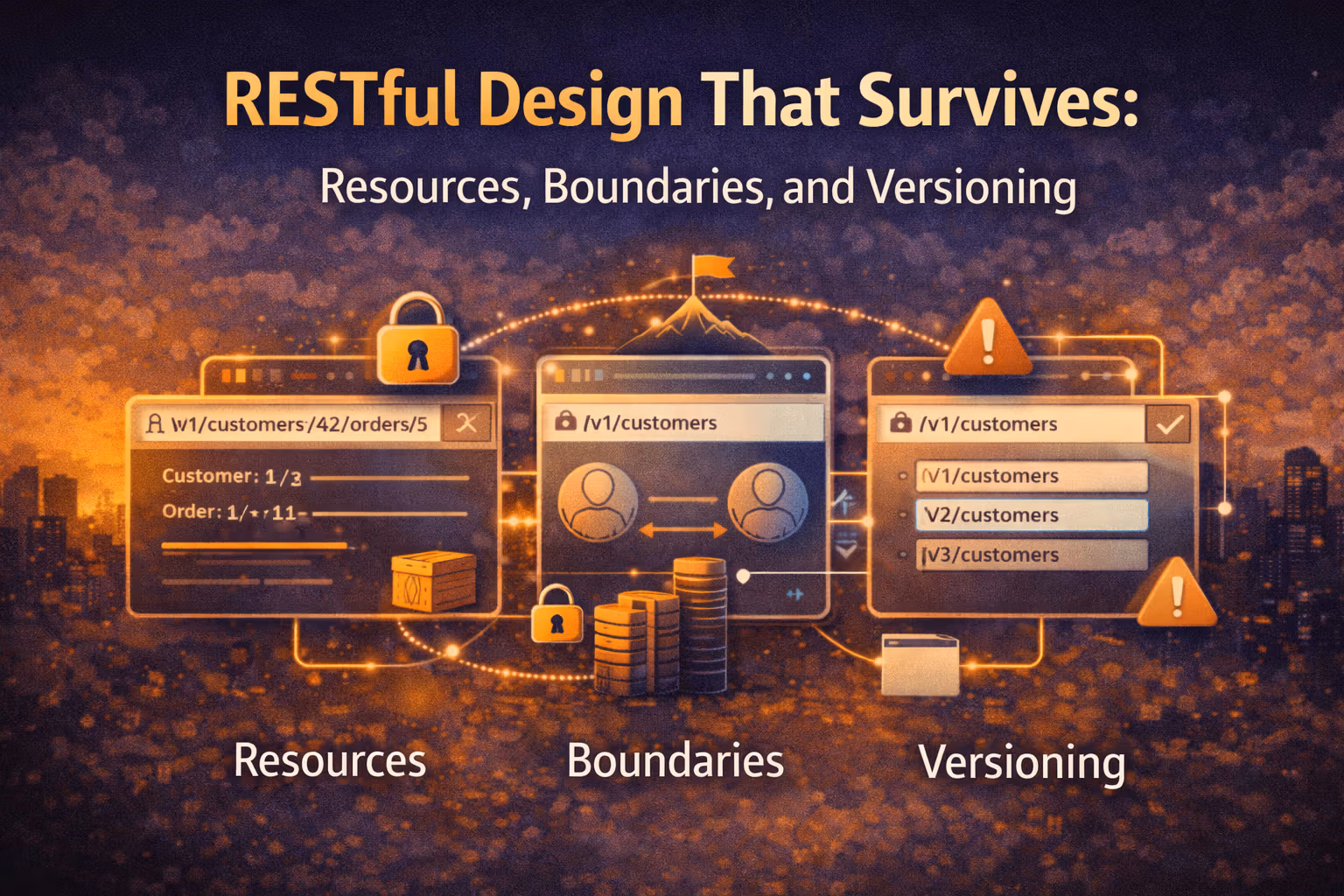 RESTful Design That Survives: Resources, Boundaries, and Versioning