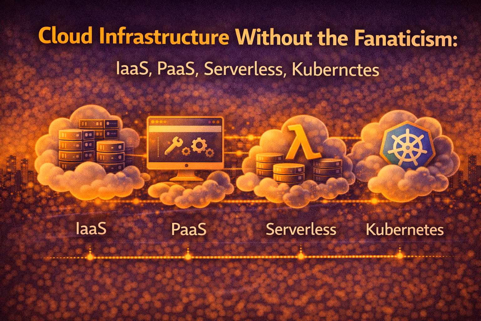 Cloud Infrastructure Without the Fanaticism: IaaS, PaaS, Serverless, Kubernetes
