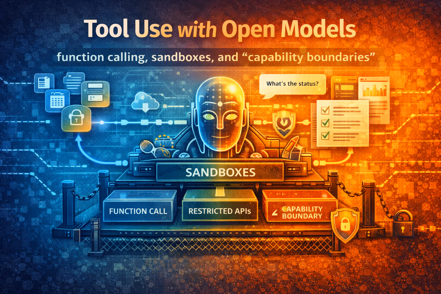 Tool Use with Open Models: function calling, sandboxes, and “capability boundaries”