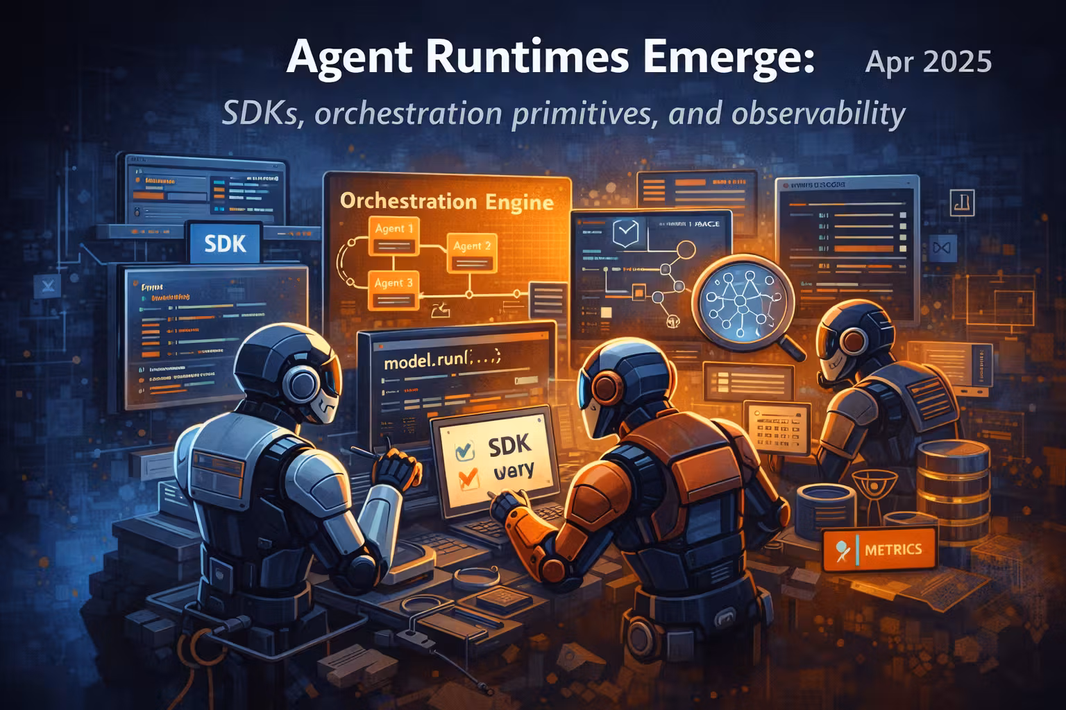Agent Runtimes Emerge: SDKs, orchestration primitives, and observability